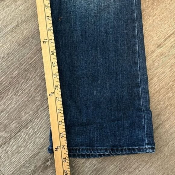Lee Womens Regular Fit Boot Cut Mid Rise Jeans 20W P Blue Denim - Picture 10 of 12